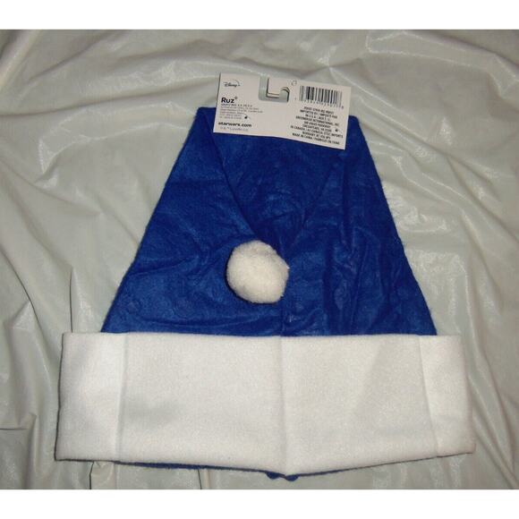 Disney Din Grogu Baby Yoda Blue Christmas Santa Hats 16" Felt by RUZ - Picture 4 of 5